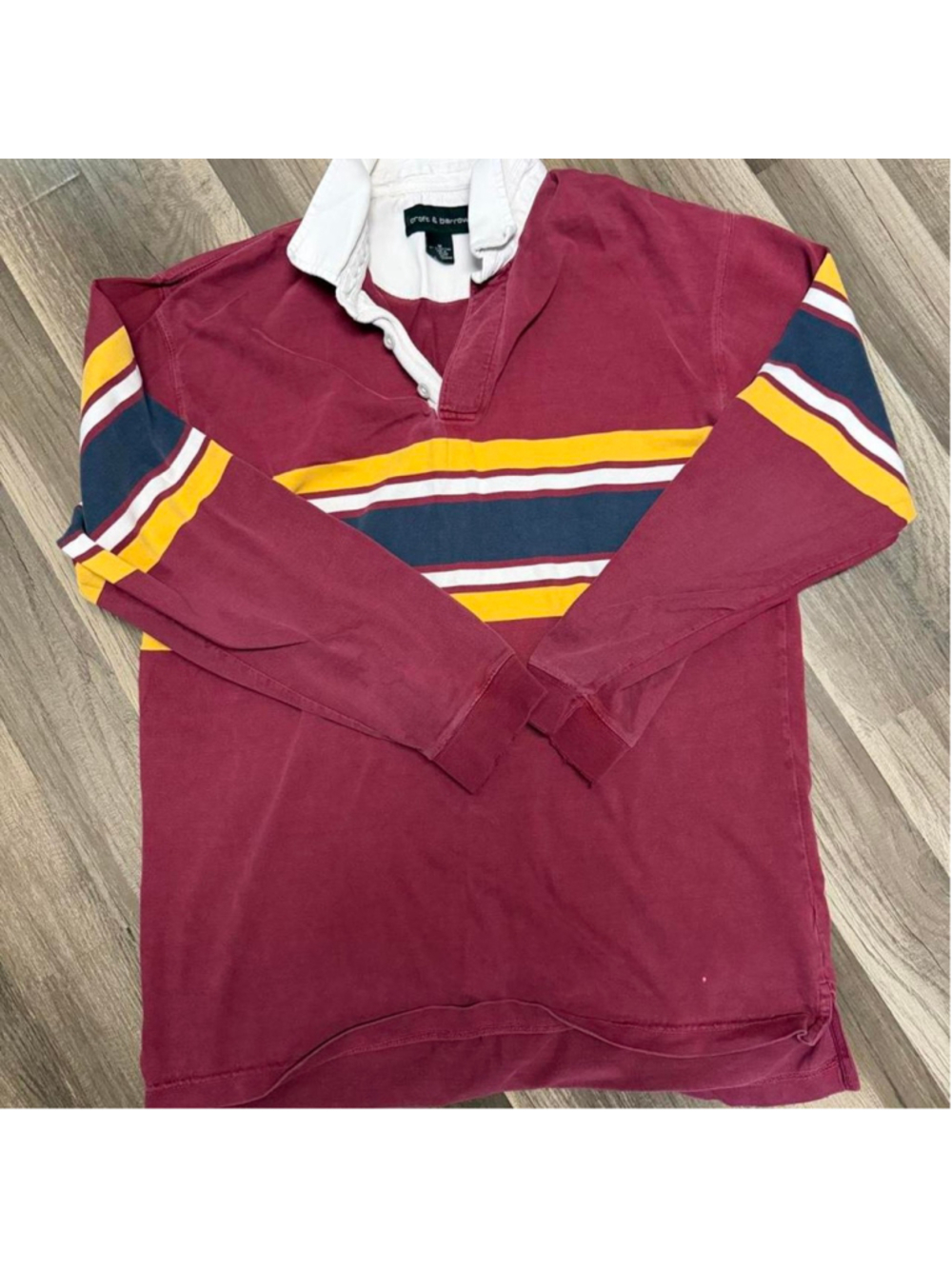 Vintage Croft & Barrow striped rugby shirt